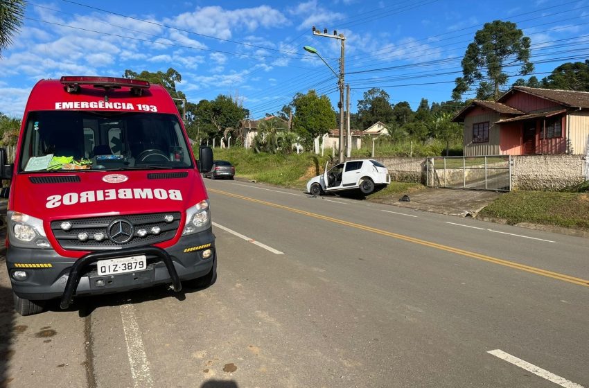 Capotamento em Campo Alegre na Manhã desta segunda feira O Jornaleiro