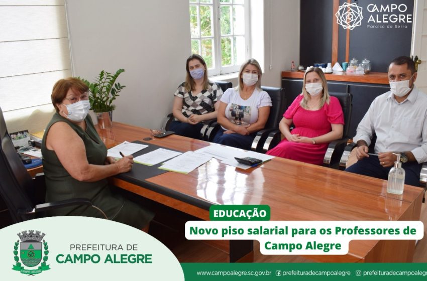  Aumento salarial para os professores