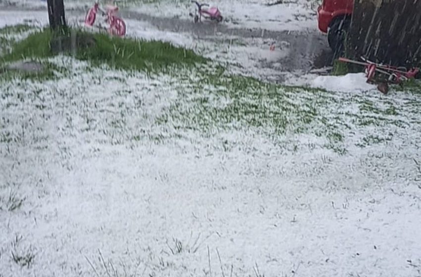  Queda de granizo e temporais marcam a quinta-feira em SC