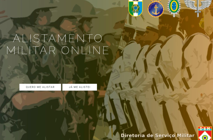  Alistamento militar obrigatório – Inscrições já estão abertas