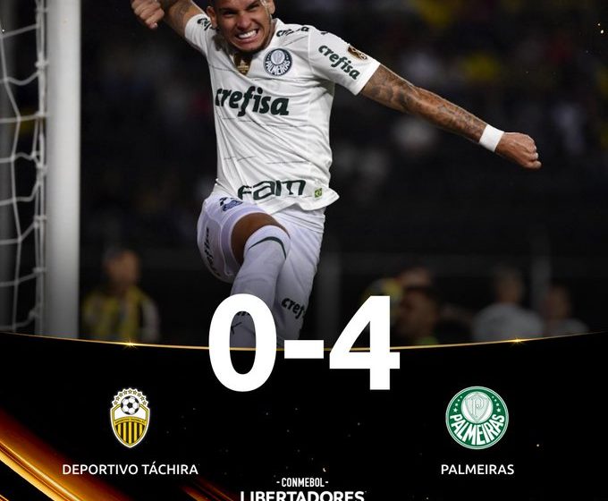  Palmeiras inicia Libertadores com goleada fora de casa