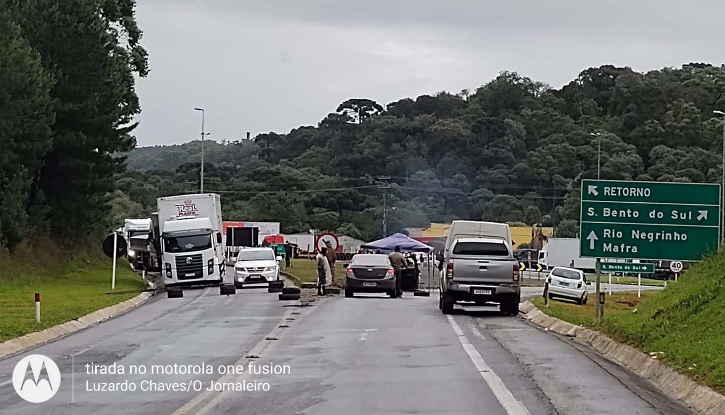 BR-280: Serra de Corupá é liberada para veículos leves