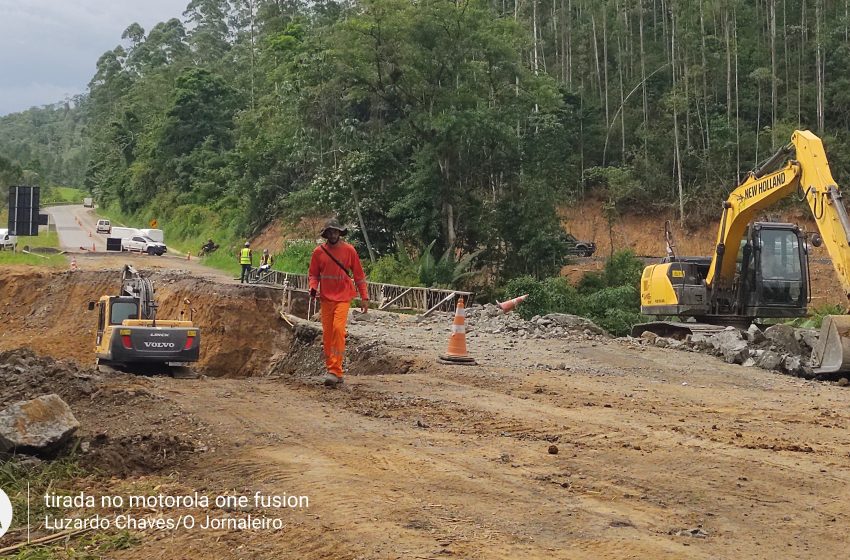  Obra na BR-280 pode ficar pronta até domingo