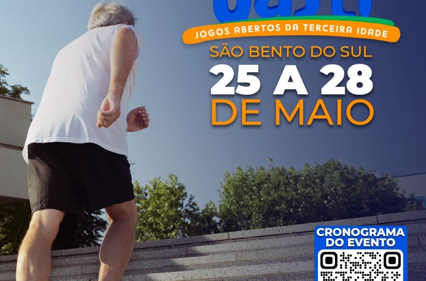  Jogos Abertos da Terceira Idade iniciam nesta quinta-feira