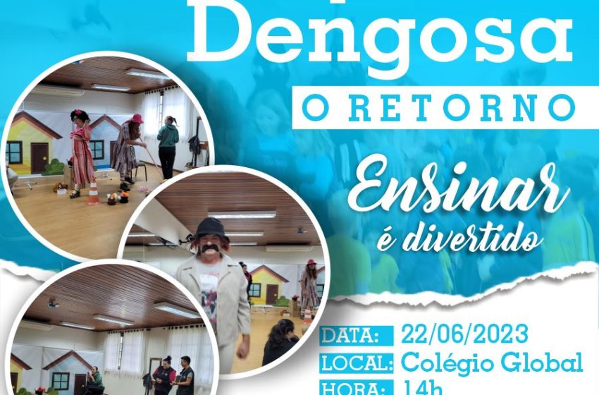  “Mosquita Dengosa”: peça visa conscientizar estudantes