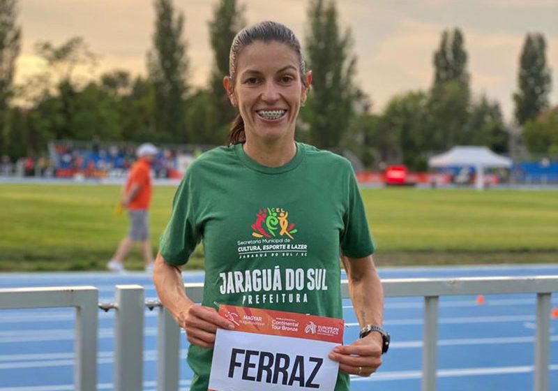  Atleta Jaraguaense atinge segunda melhor marca brasileira na história dos 3.000m com obstáculos