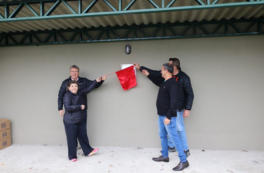  Inaugurado o primeiro campo de futebol society do município