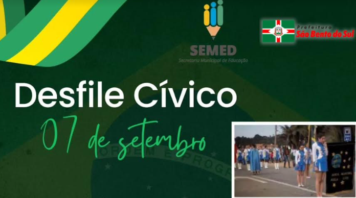  O7 DE SETEMBRO: inscrições abertas para o Desfile Cívico