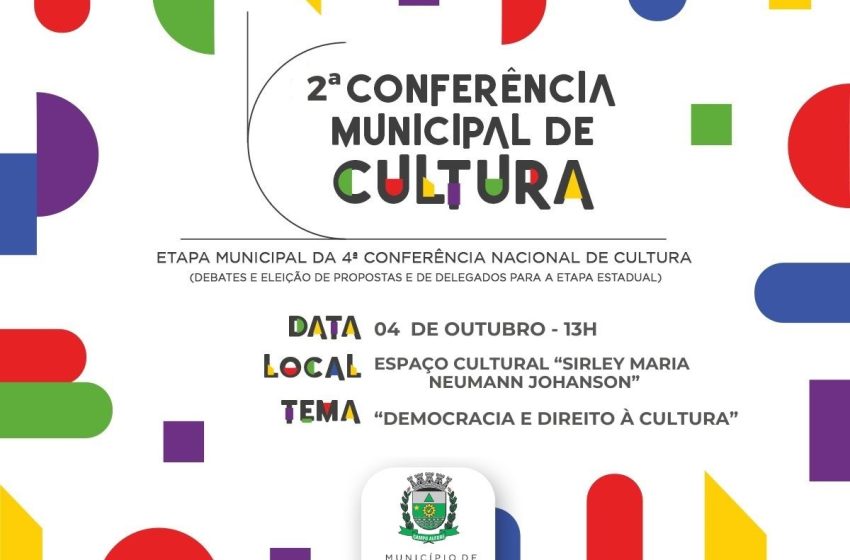  2ª Conferência Municipal de Cultura de Campo Alegre acontece na primeira semana de outubro