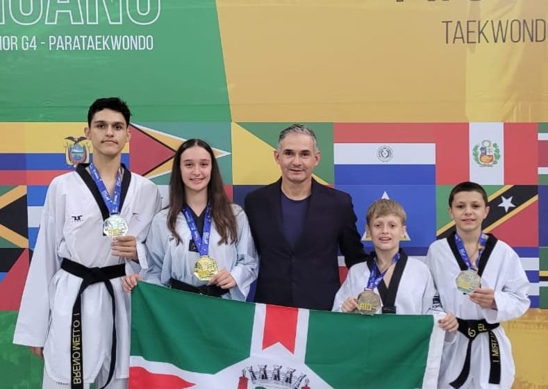  São Bento do Sul brilha no Rio Open Internacional de Taekwondo