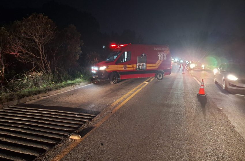  Acidente com moto no bairro Progresso resta em uma pessoa ferida