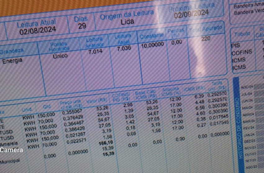  Conta de energia elétrica fica mais cara a partir desta terça