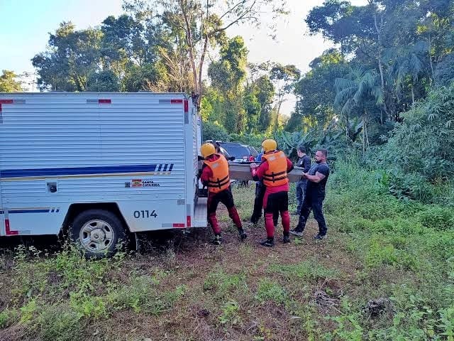  Corpo é encontrado no rio em Corupá