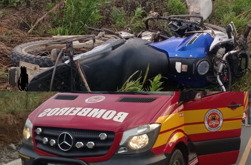  Carro e moto colidem em Campo Alegre na manhã deste domingo