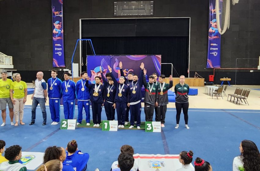  Ginástica artística conquista ouro no Jasc