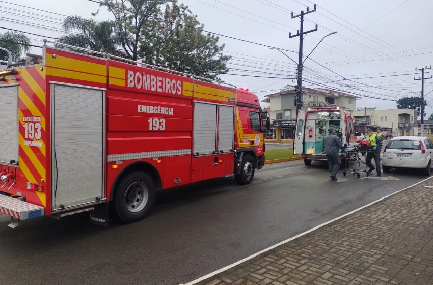  Queda de motocicleta na madrugada resta em uma pessoa ferida