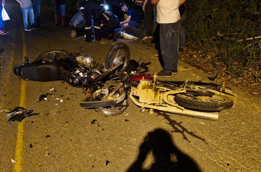  Acidente entre motos deixa vítima fatal em São Bento