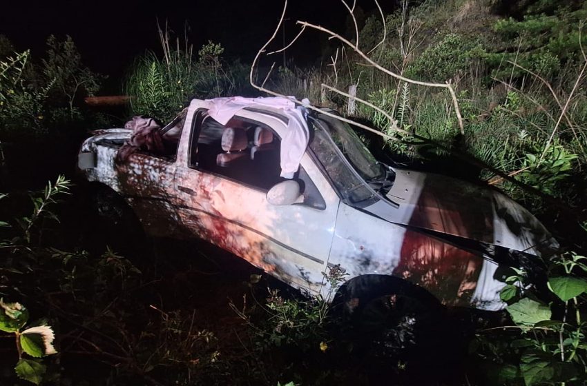  Saída de pista na madrugada deixa um ferido