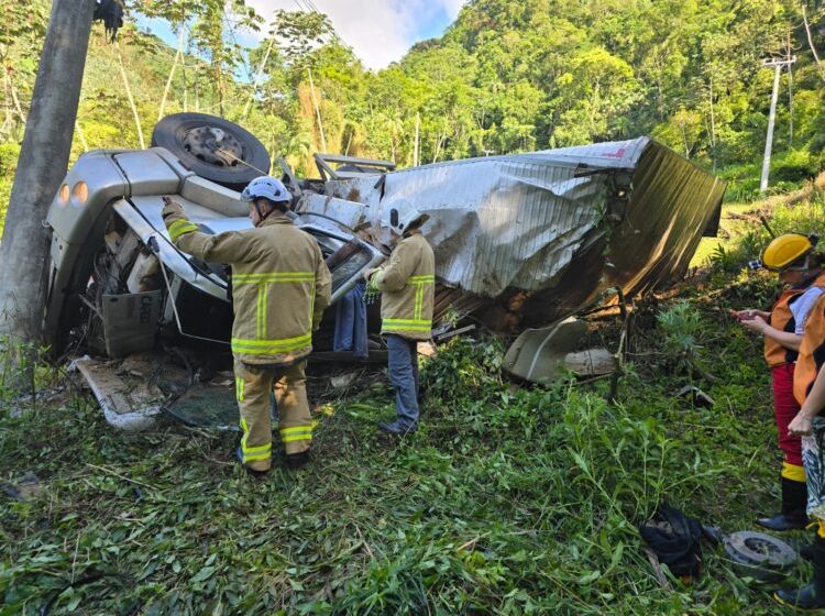  Acidente com morte na BR-280 em Corupá