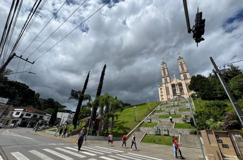  Alerta para chuvas intensas no fim de semana