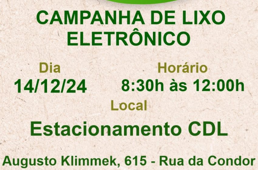  Vem aí a 15ª quinta edição do Programa Recicla CDL