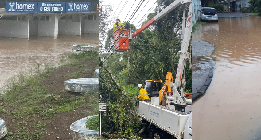  Ocorrências registradas em virtude da chuva