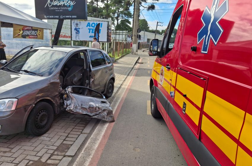  Acidente na Kaesemodel deixa um ferido